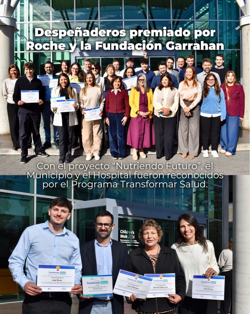 Despeñaderos fue reconocido por un proyecto de salud y nutrición infantil